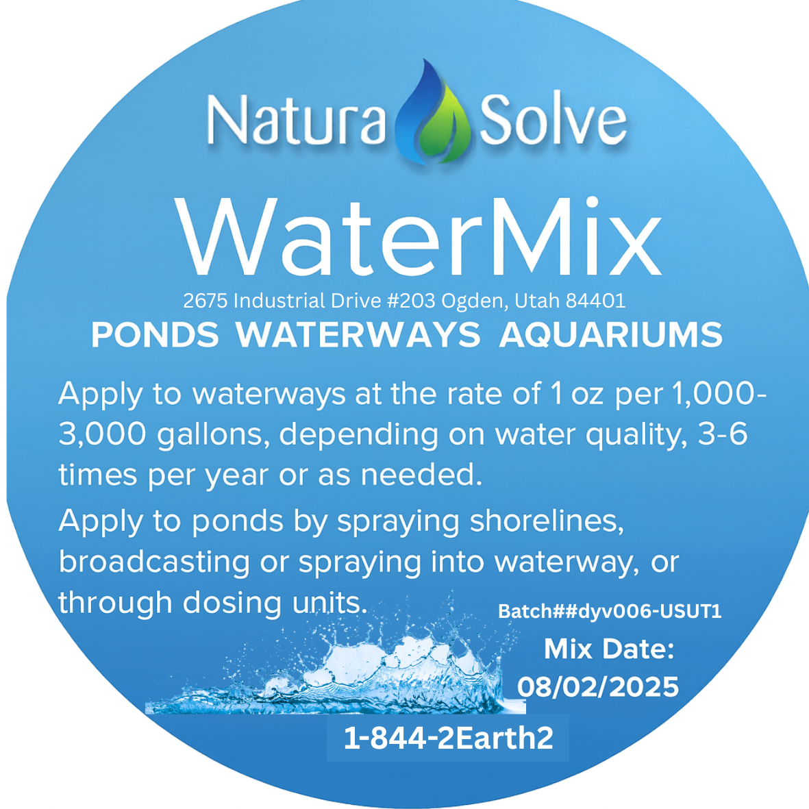 2oz Single Use WaterMix